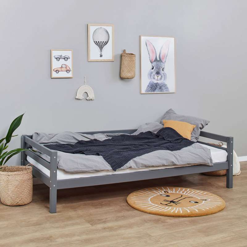 Hoppekids ECO Dream - Mój Kolor Łóżko juniorskie - 90x200 cm. - Można podzielić - Smoked Pearl