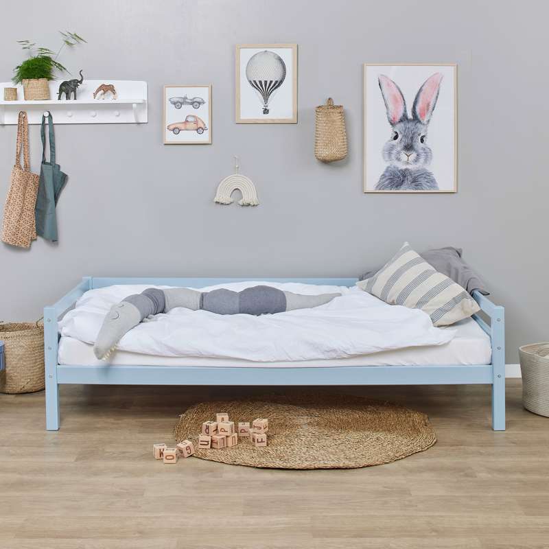 Hoppekids ECO Dream - Mój kolor Łóżko juniorskie - 90x200 cm. - Można rozdzielić - Dream Blue
