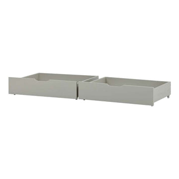 Hoppekids Conjunto de gavetas com rodas - 2 pcs. - Dove Grey