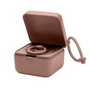 BIBS Accessoires Fopspeen Doos - Fopspeenbox met Plaats voor 3 Fopspenen - Woodchuck