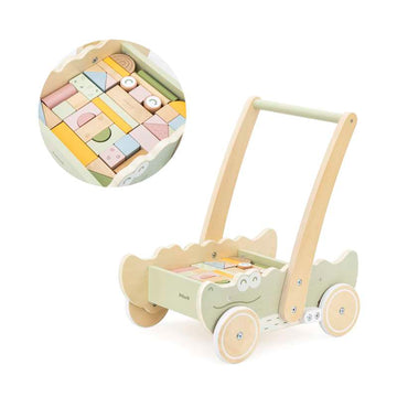 Kid'oh Pushchair with Blocks - 2-in-1 - Crocodile