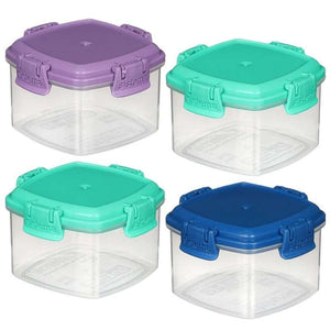 Sistema Snack box - 4-Pack - Knick Knack Small - 62ml - Assorted Colors