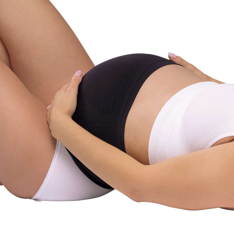 Carriwell Budúca mama podporný pás bezšvíkový - čierny