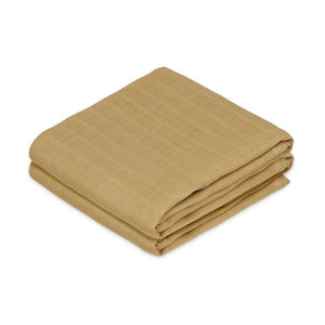 Cam Cam Copenhagen Muslin cloth - 2-pack - GOTS - Honey
