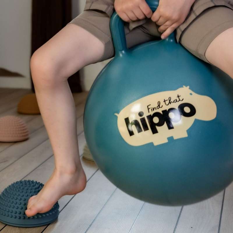 Finde diesen Hippo Hoppeball - Dunkel Cyan