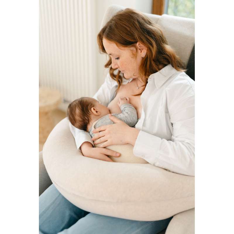 Doomoo Nursing-Pregnancy Pillow - Melange Sand
