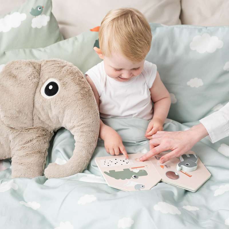 Done By Deer Bettwäsche - Baby - Elphee - Blau