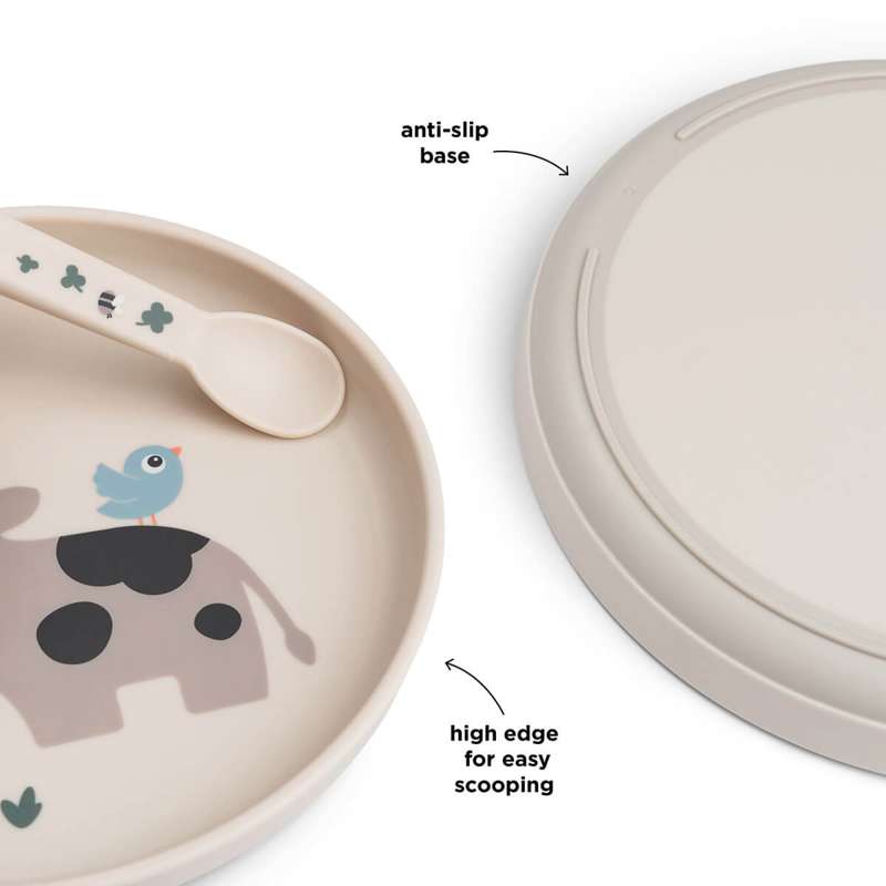 Done By Deer Ruokailijan lautanen - Pieni tila - Hiekka