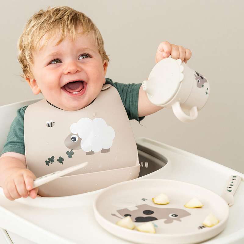 Done By Deer Bavoir - Silicone - Sheepy - Sable