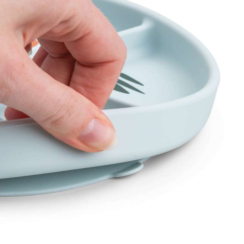 Done By Deer Stick & Stay Jaksoittain jaettu lautanen - Leikkipaikka - Sininen