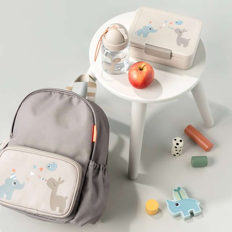 Done by Deer Botella de agua con sorbete - 280ml - Celebración - Arena