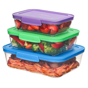 Sistema Food storage - Nest It - 3-Pack - Assorted Colors