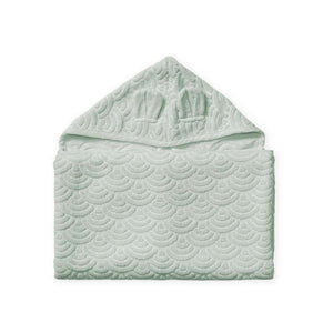 Cam Cam Copenhagen Handkerchief with Hood and Ears - Junior - GOTS - Dusty Green