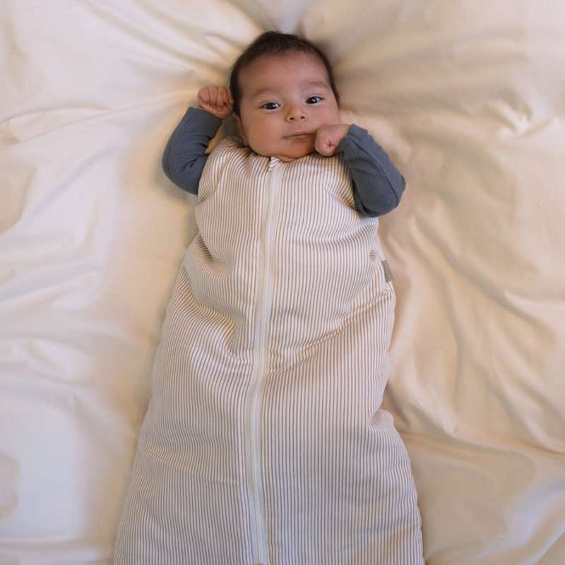 Cam Cam Copenhagen Makuuvaippa - 0-6 kk - OCS - Klassiset raidat kameli