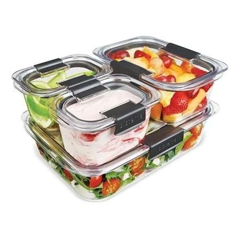 Sistema Food storage - Brilliance - 4-Pack - Black