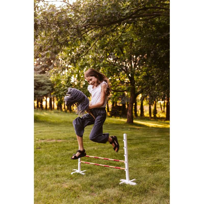 By Astrup cal de lemn m. Gura deschisă - Cer/Grå