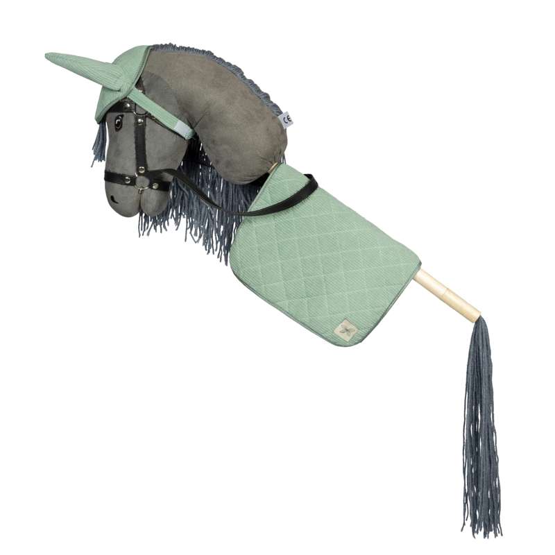 By Astrup Saddle pad and Hat for Hobbyhorse - Velvet - Mint
