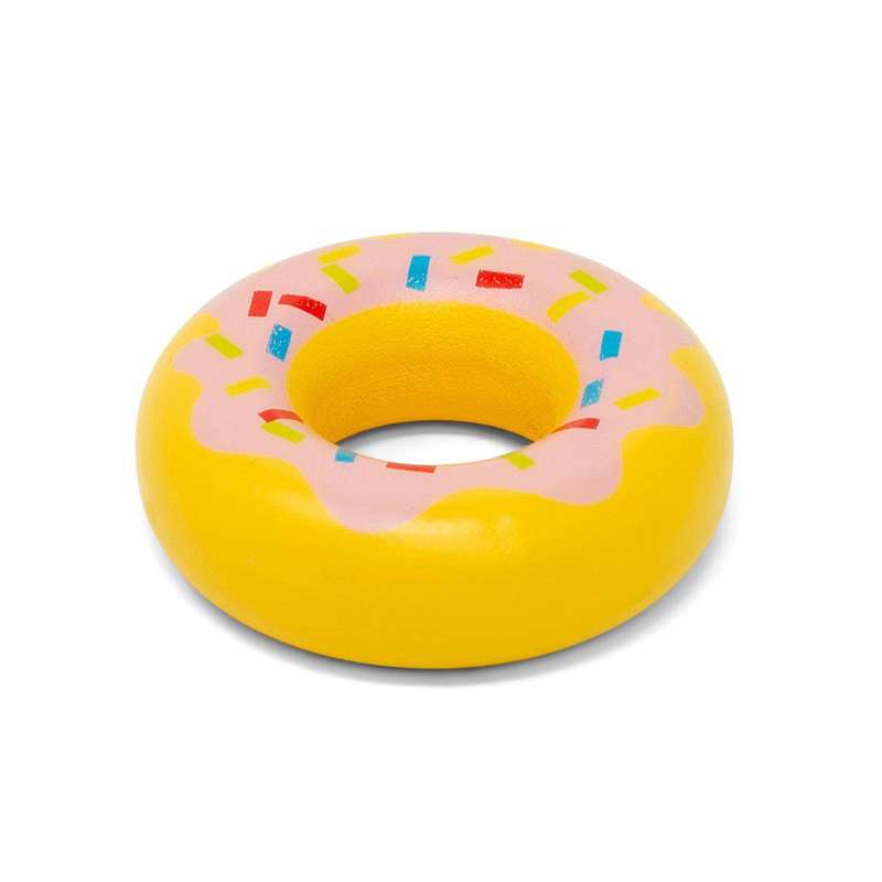 MaMaMeMo Comida de Brinquedo em Madeira - Donut com Cobertura Rosa