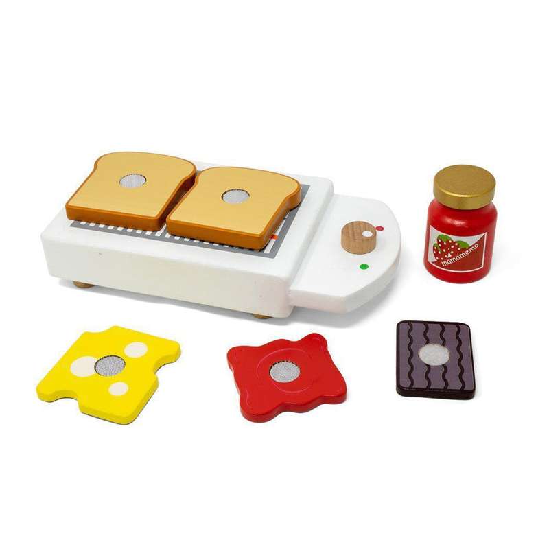 MaMaMeMo Mâncare de lemn - Set de prăjitor de pâine