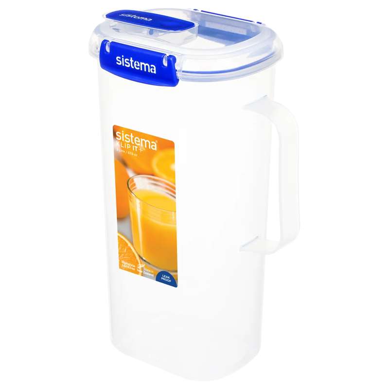 Sistema Food Storage - Clip It Plus - Juice - 2L - Blue