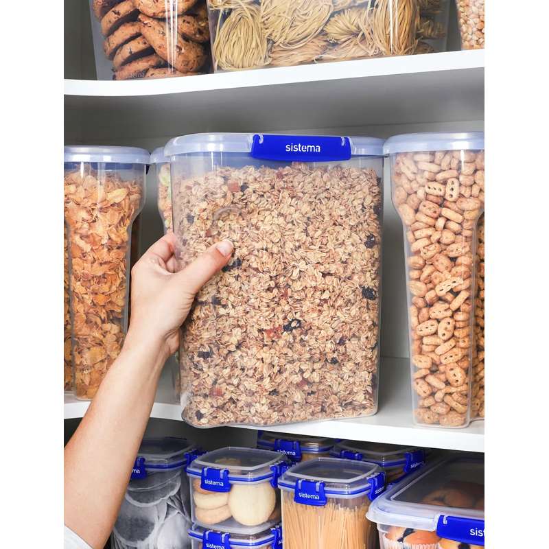 Sistema Food storage - Clip It Plus - Cereal - 4.2L - Blue