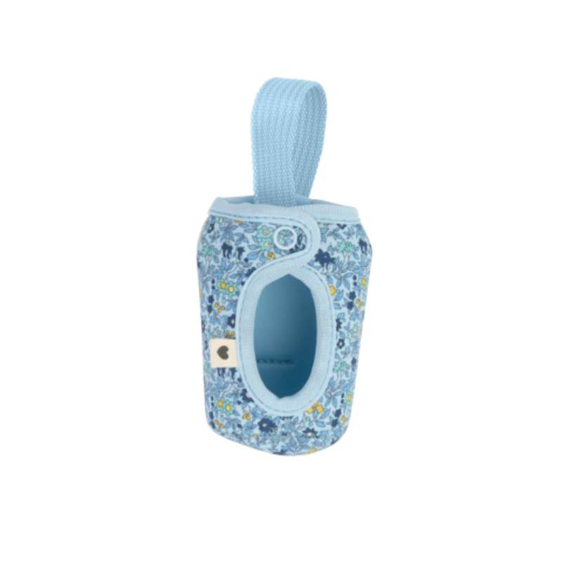 BIBS Botella - Funda para Biberón - Pequeña - 110 ml. - Césped de Manzanilla/Azul Bebé
