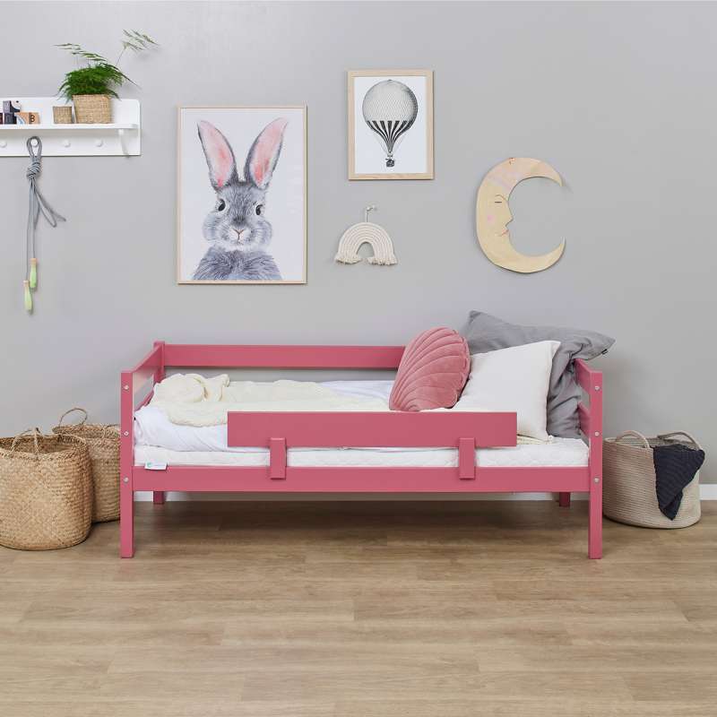 Hoppekids ECO Comfort - Sponda del letto a Letto junior - Rosa Barocca