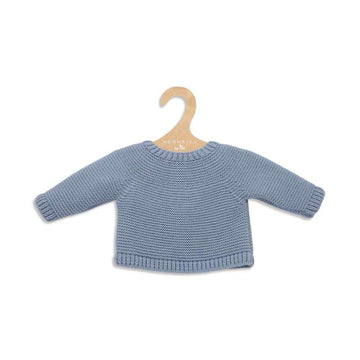 Memories by Así Lalka - 43-46 cm. - Ciepły sweter - Delikatny niebieski