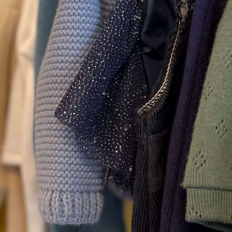 Memories by Así Lalka - 43-46 cm. - Ciepły sweter - Delikatny niebieski