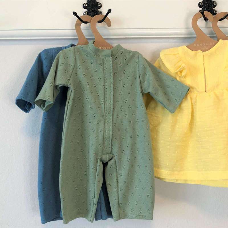 Memories by Así Brinquedo de peluche - 43-46 cm. - Macacão - Mint