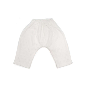 Memories by Así Lalka - 43-46 cm. - Spodnie bawełniane - Białe