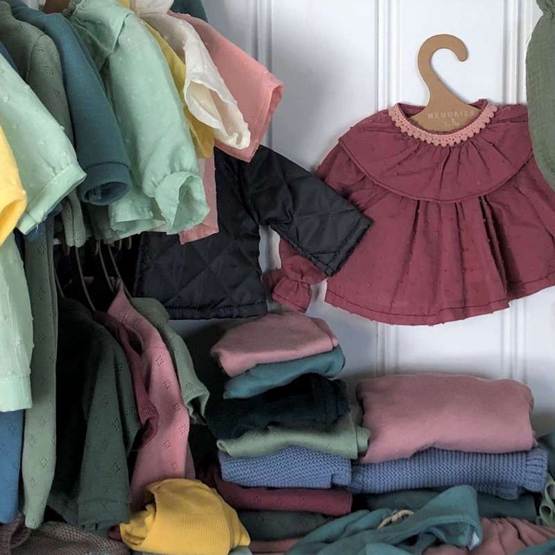 Memories by Así Puppen - 43-46 cm. - Cordhosen hw - Dunkelgrün