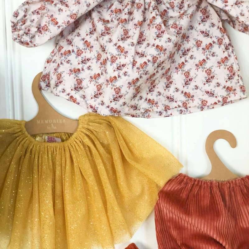 Memories by Así Lalka - 43-46 cm. - Szerokie szorty - Rdzawy