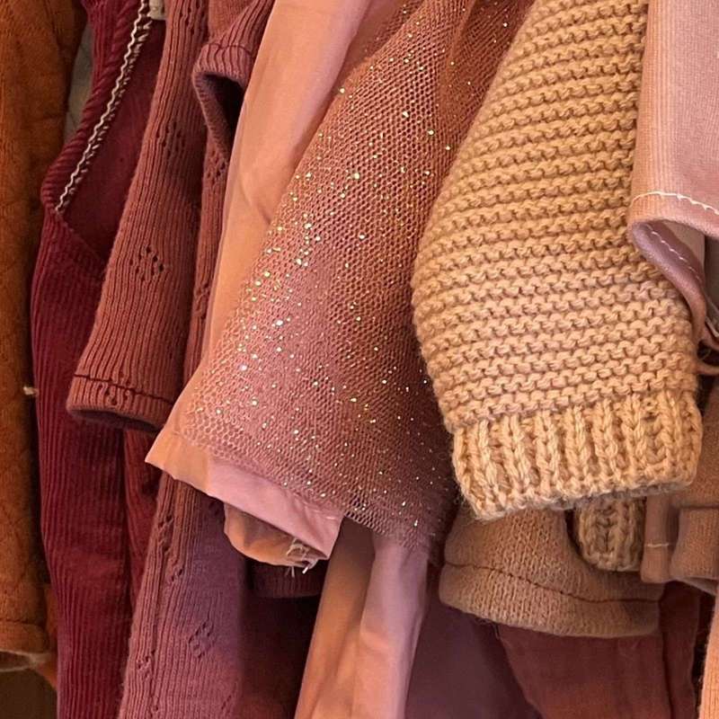 Memories by Así Doll - 43-46 cm. - Spencer dress - Burgundy