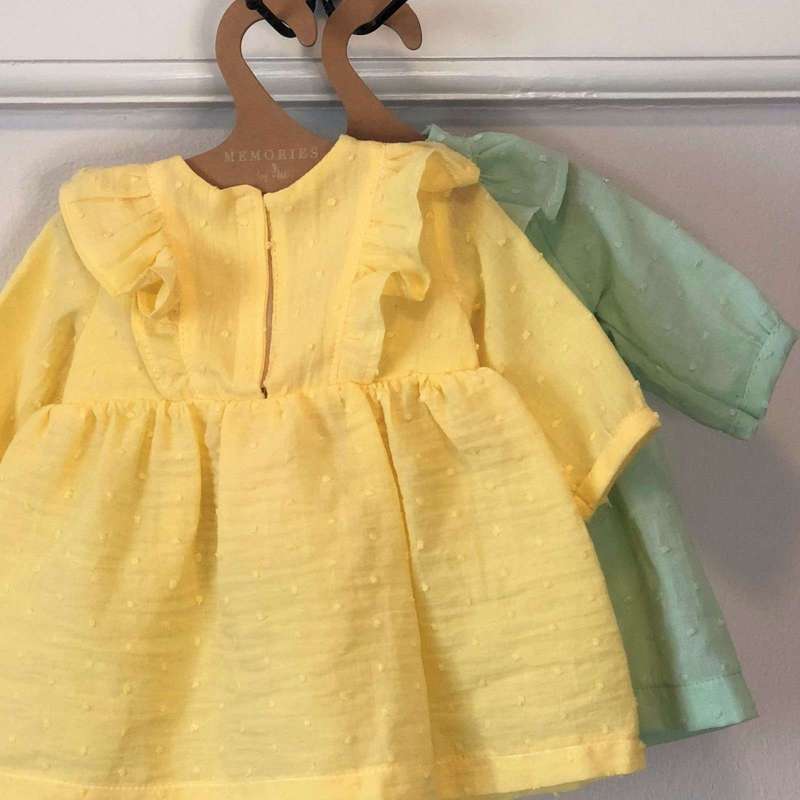 Memories by Así Brinquedo de boneca - 43-46 cm. - Vestido de manga longa - Mint