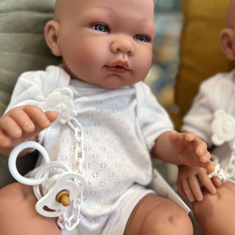 Memories by Así Puppenspielzeug - 43-46 cm. - Kurzarmbody - Weiß