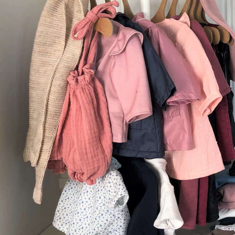 Memories by Así Кукла - 43-46 см. - Плетен шал - Пясъчен