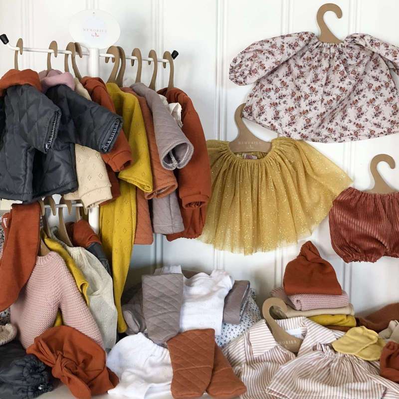 Memories by Así Играчки за кукли - 43-46 см. - Куилтени чорапи - Ръжда