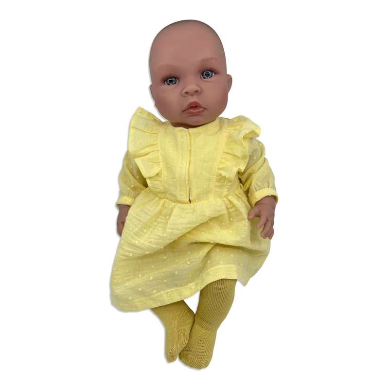 Memories by Así Brinquedo de boneca - 43-46 cm. - Meias - Ocre