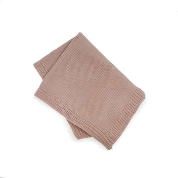 Memories by Así Puppenzubehör - 43-46 cm. - Gestrickte Puppendecke - Rosa