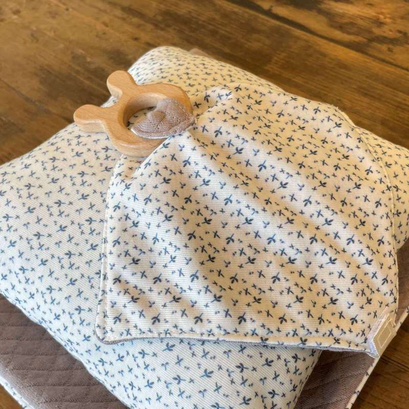 Memories by Así Puppenzubehör - 43-46 cm. - Schnuffeltuch für Puppe - Vintageprint