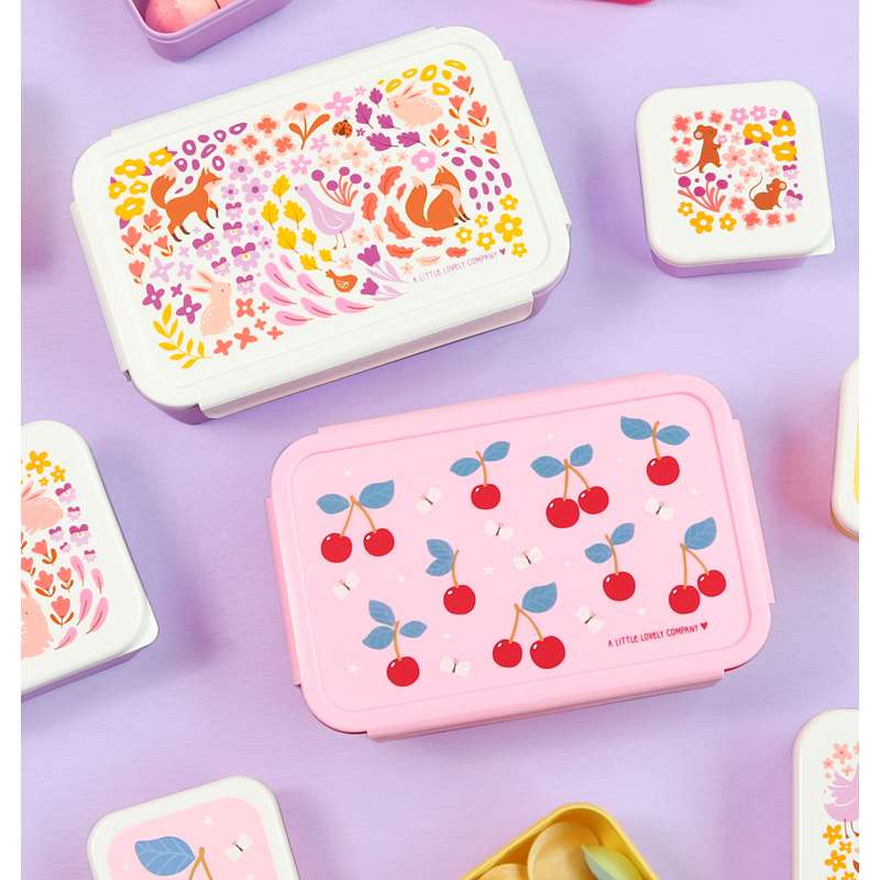 A Little Lovely Company Raumgeteilte Bento Lunchbox - Blumengarten