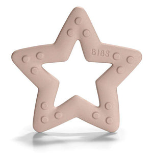 BIBS Play - Baby Bitie Teething Ring - Star - Blush