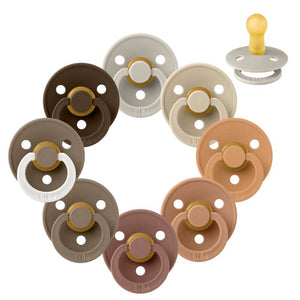 Smoczek Bibs Okrągły Colour - bundle - 8 szt. - roz. 2 - Down to Earth