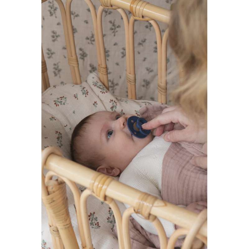 Succhietto Bibs Rotondo Colour - pacchetto - 8 pezzi - tg. 2 - Blu Acciaio