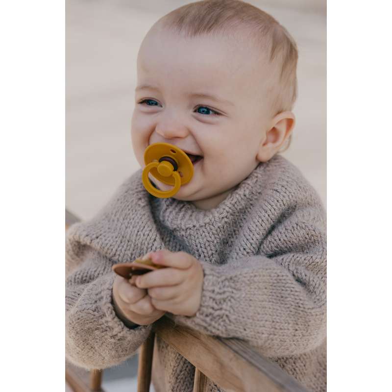Sucette Bibs Rond Colour - pack - 3 pcs. - t. 1 - ours en peluche