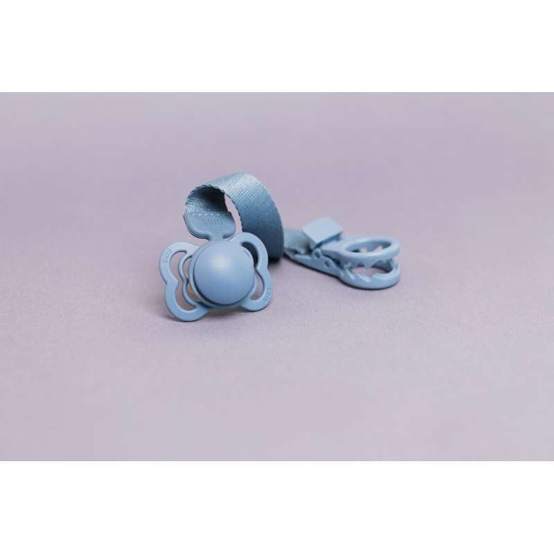 BIBS Accessori - Catenella per ciuccio - Loop - Blu polvere