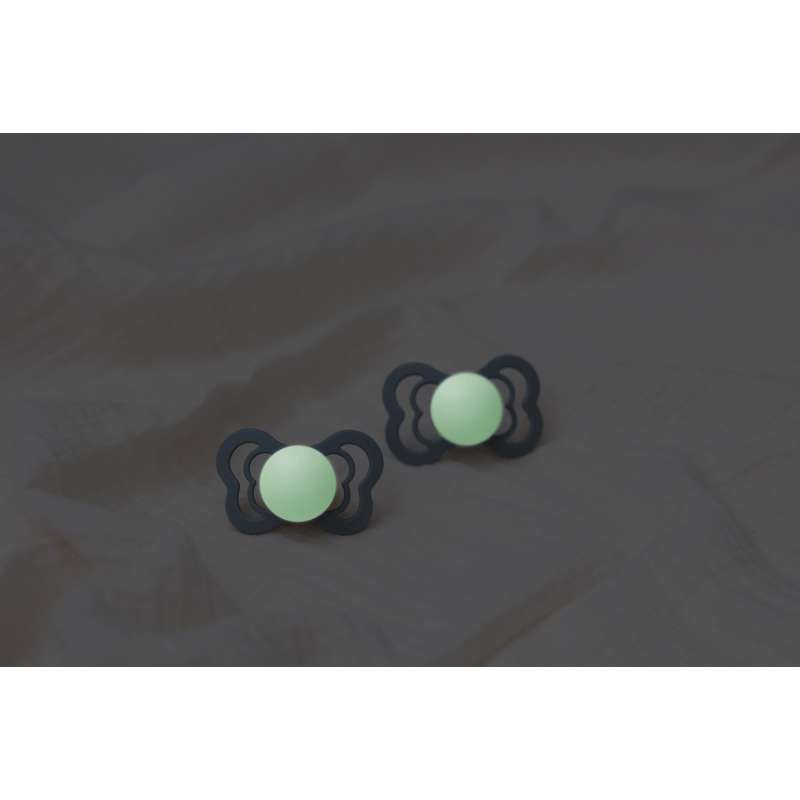 Bibs Supreme Fopspeen - bundle - 5 stuks - mt. 2 - Slaap lekker, kleintje - GLOW