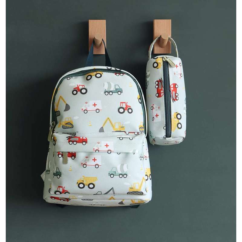 A Little Lovely Company Children's backpack - Vehicles