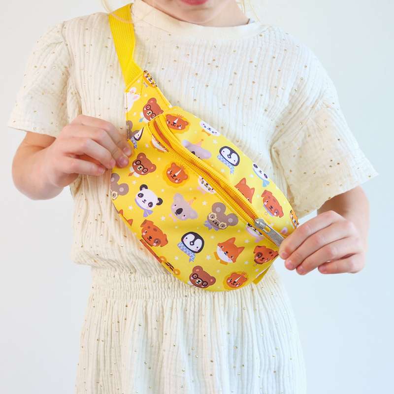 A Little Lovely Company Belt bag - Animal Friends